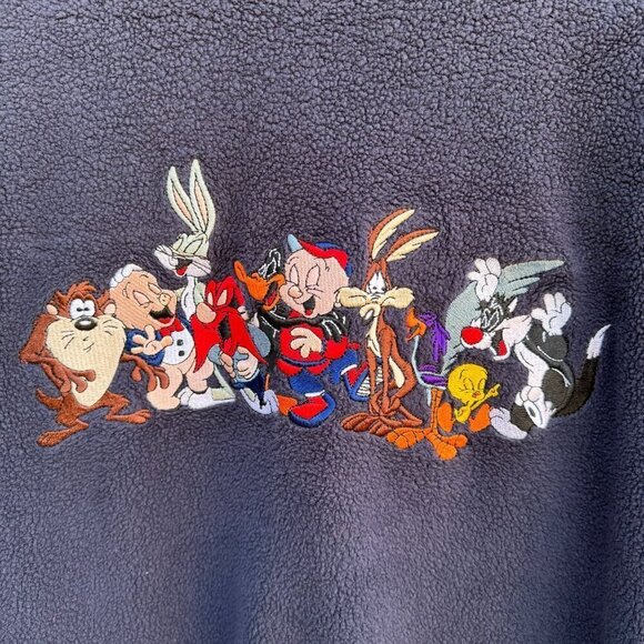 Warner Bros. Studio Store Looney Tunes Characters Fleece Sweatshirt Adults S - Picture 3 of 8
